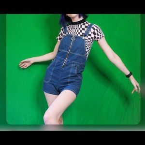 UNIF Bev Denim Overalls Jumper